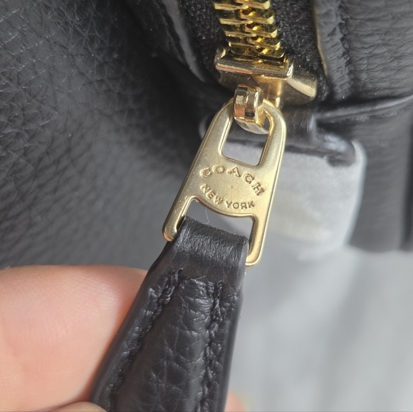 NWT Coach Black Leather Court Backpack In Large - Picture 12 of 16